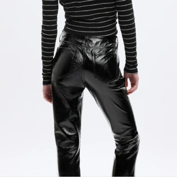 NWT GAP Patent Faux Leather Pants - Picture 1 of 7